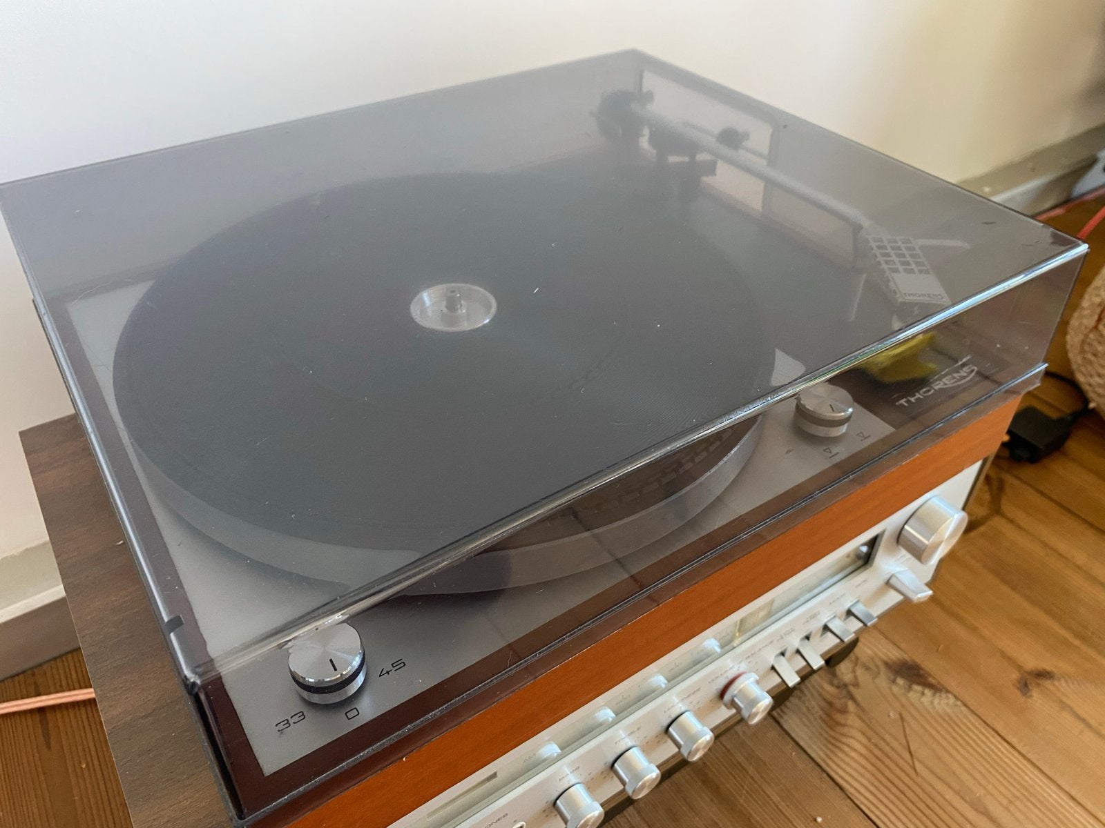 Thorens TD 150 MK II Platenspeler - Vintage Hifi, Ophalen of Verzenden, Zo goed als nieuw, Platenspeler, Thorens