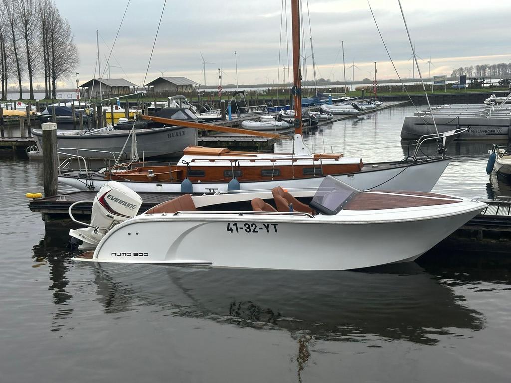Numo 500 met Evinrude 90pk (2014) - Trailer bespreekbaar, Ophalen, Gebruikt, 70 tot 120 pk, Buitenboordmotor