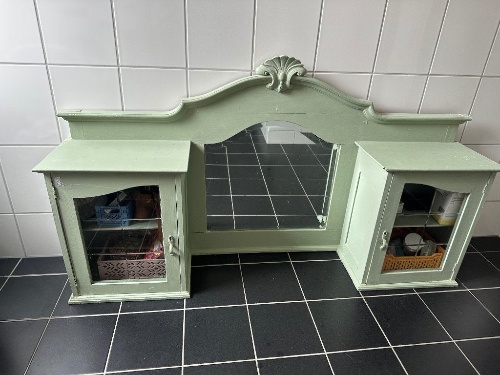Bovenstuk dressoir, Ophalen, Gebruikt, 100 tot 150 cm, 25 tot 50 cm