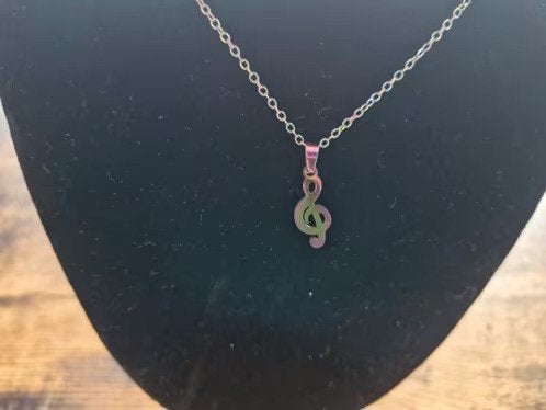 Gekleurd muzieknoot met oorbellen van roestvrijstaal 6 hh, Overige materialen, Overige kleuren, Onbekend, Nieuw