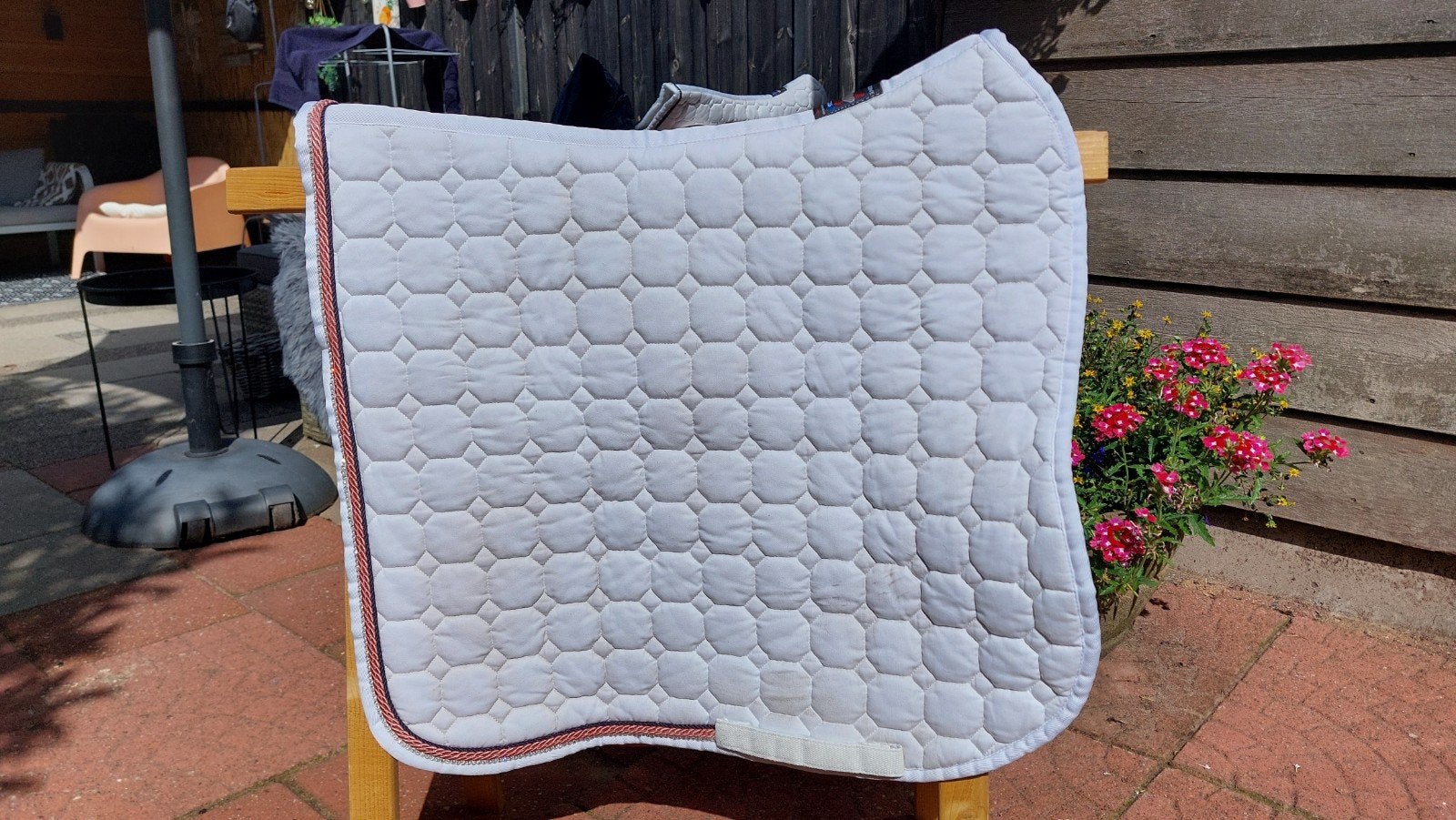 Equiline dressuurdekje met swarovski, Full (L), Dressuurdekje, Ophalen of Verzenden, Gebruikt