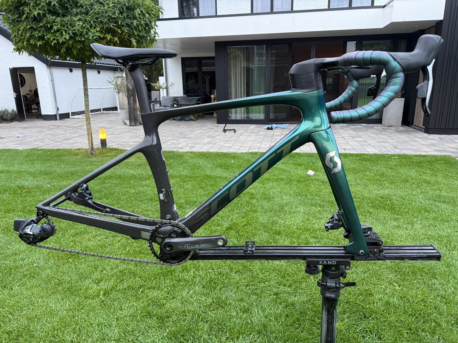 Scott foil 20 xxs sram force, Carbon, Zo goed als nieuw, Meer dan 20 versnellingen, 53 tot 57 cm