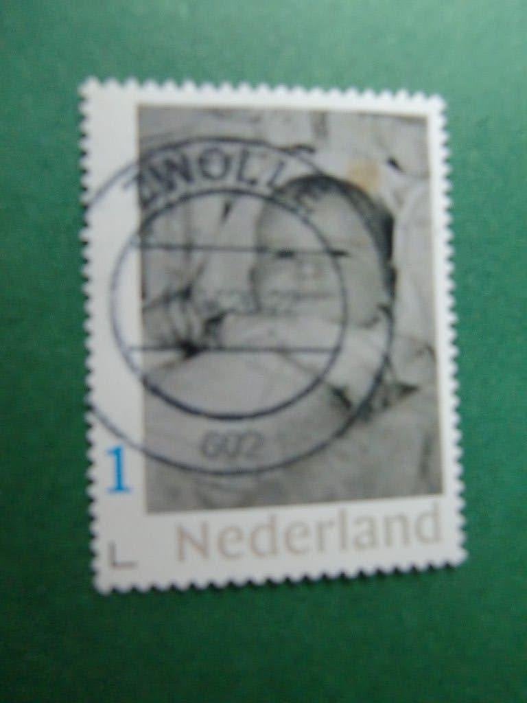 Persoonlijke zegel - Kindje in bed - gest., Verzenden, Na 1940, Gestempeld
