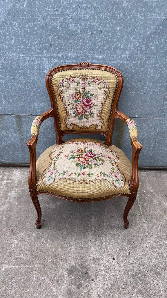 Prachtige antieke Louis XV stijl stoel, Antiek en Kunst, Antiek | Meubels | Stoelen en Banken, Ophalen