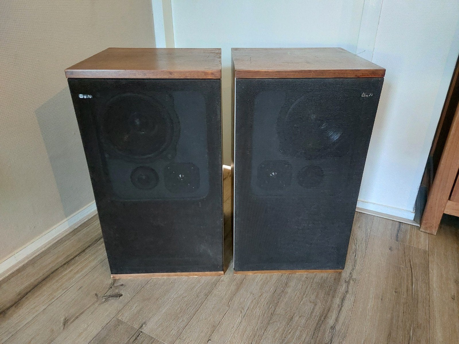 B&W DM2 ( Heco versie, The original dm2  ), Ophalen, Gebruikt, Speakerset, 60 tot 120 watt
