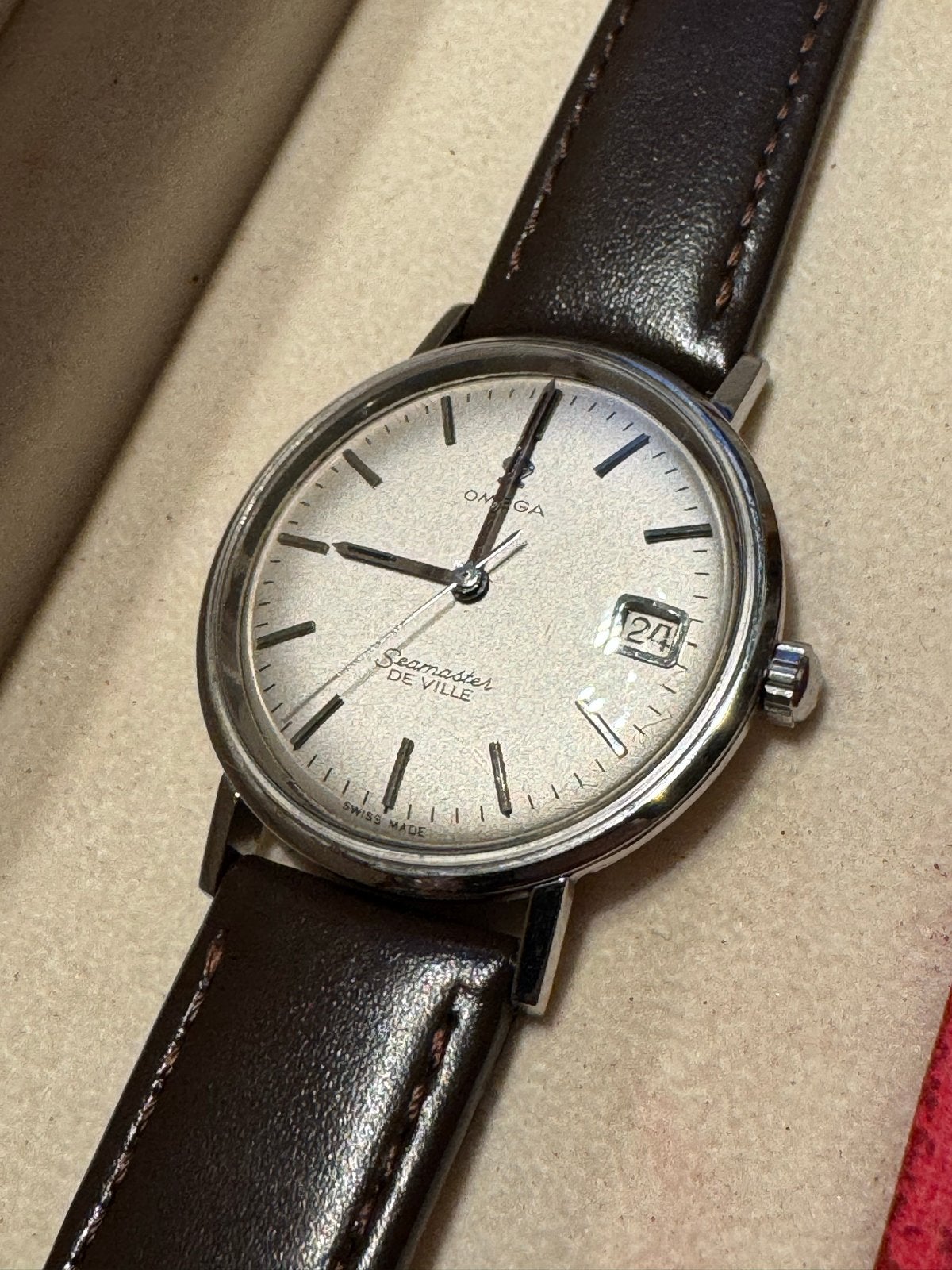 Omega Seamaster De Ville Herenhorloge - Vintage, Staal, Polshorloge, Omega, 1960 of later