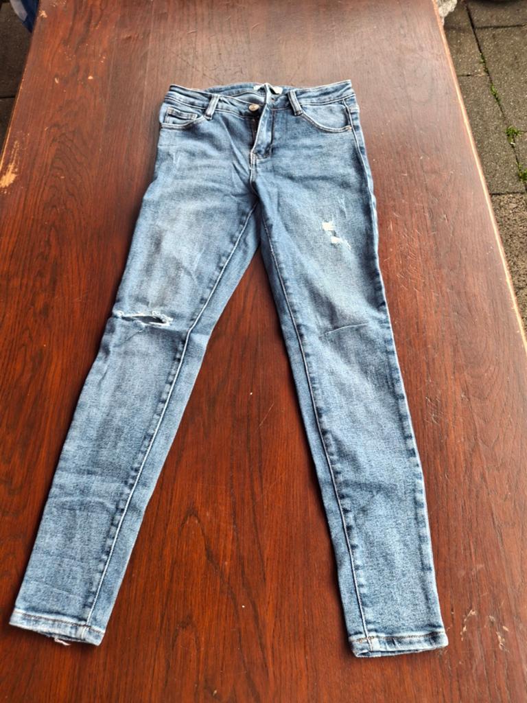 Lavio Jeans 36 - Lichtblauw Distressed Slim Fit, Lavio, Blauw, Ophalen of Verzenden, W28 - W29 (confectie 36)