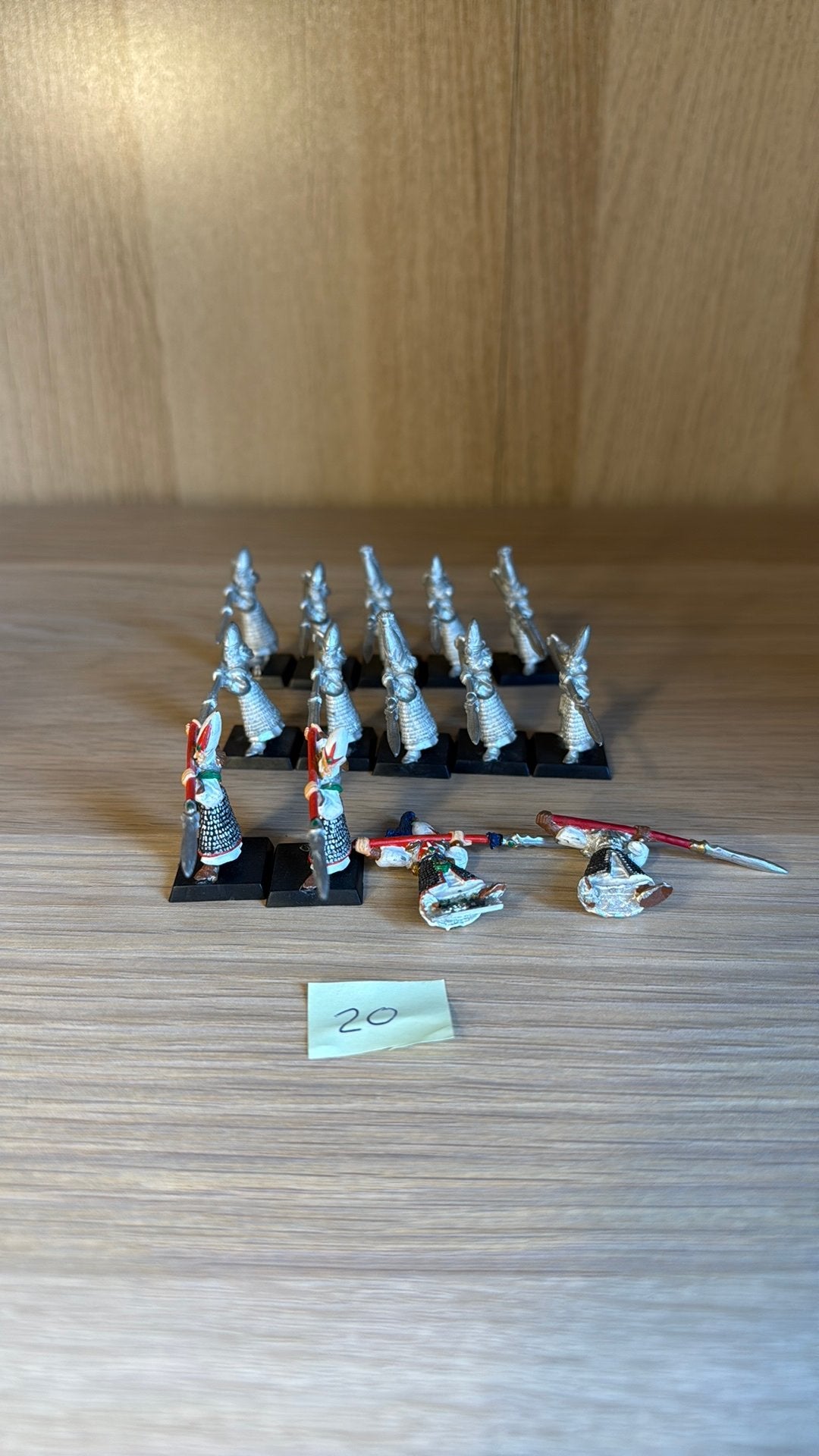 Warhammer Fantasy high elves spearman (metaal), Hobby en Vrije tijd, Ophalen of Verzenden, Gebruikt, Warhammer, Figuurtje(s)