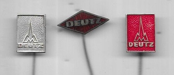 DEUTZ 3 AUTO SPELDEN VERSCHILLENDE, Ophalen of Verzenden, Gebruikt, Transport, Speldje of Pin