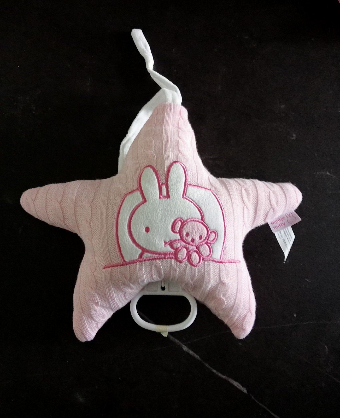 Nijntje Miffy Muziekmobiel Ster Roze - Tiamo Collection, Kinderen en Baby's, Ophalen of Verzenden