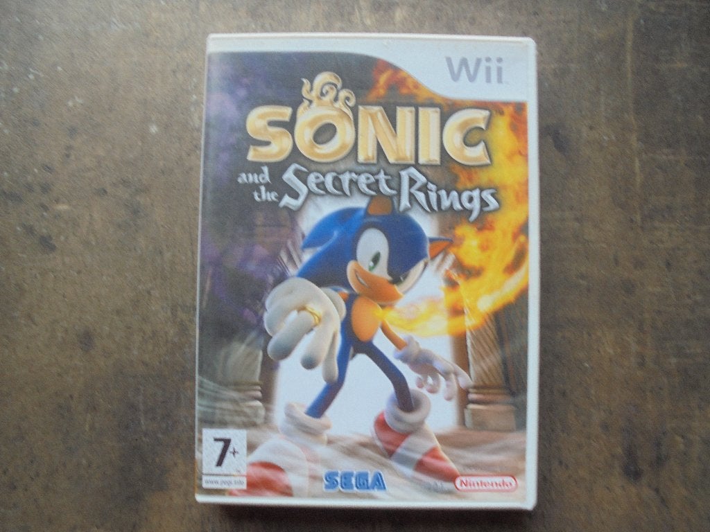 Sonic And The Secret Rings voor Wii (zie foto's), Avontuur en Actie, Gebruikt, 1 speler, Ophalen of Verzenden