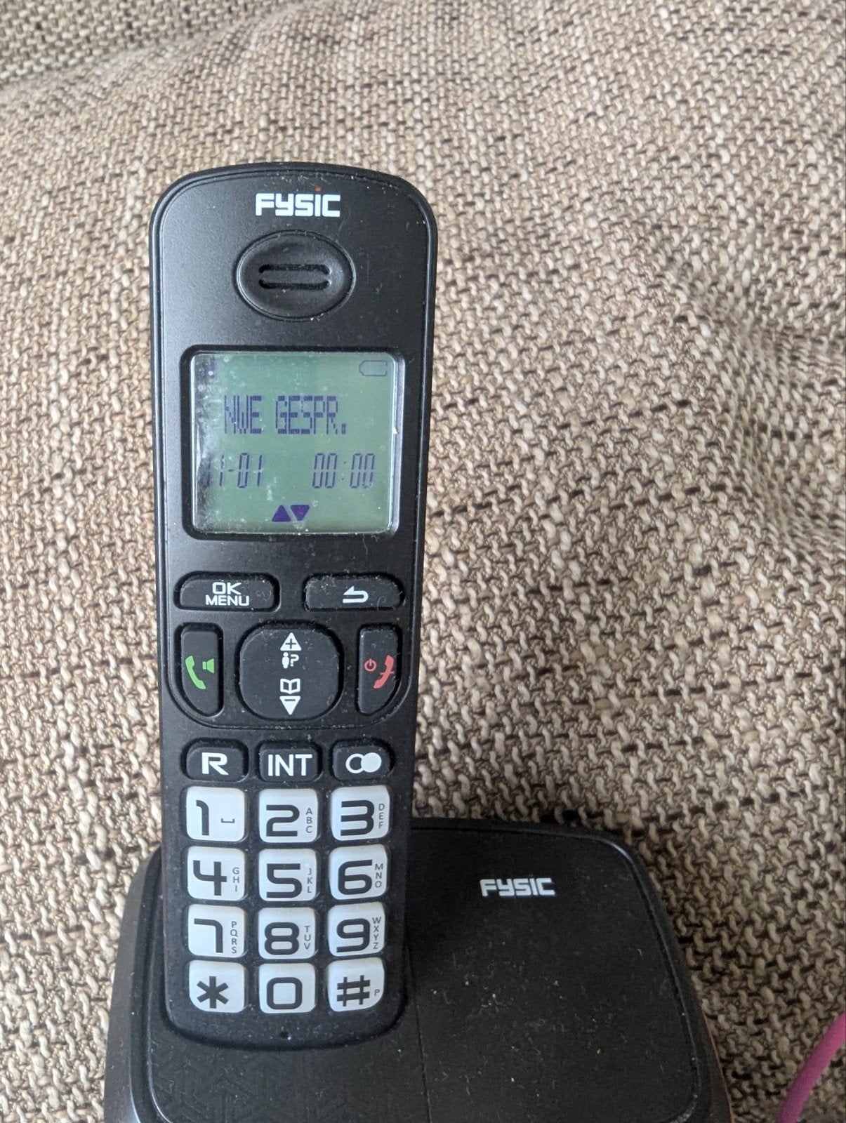 Fysic FX-5520 DECT Telefoon met grote toetsen, Ophalen of Verzenden, Gebruikt, 1 handset