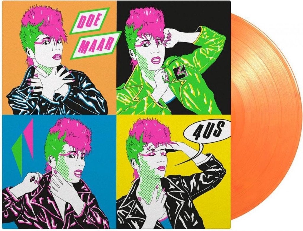 Vinyl LP + Cd Doe Maar 4US 4 US Virus ORANJE Vinyl NIEUW, LP, Colored vinyl, Ophalen of Verzenden, Pop
