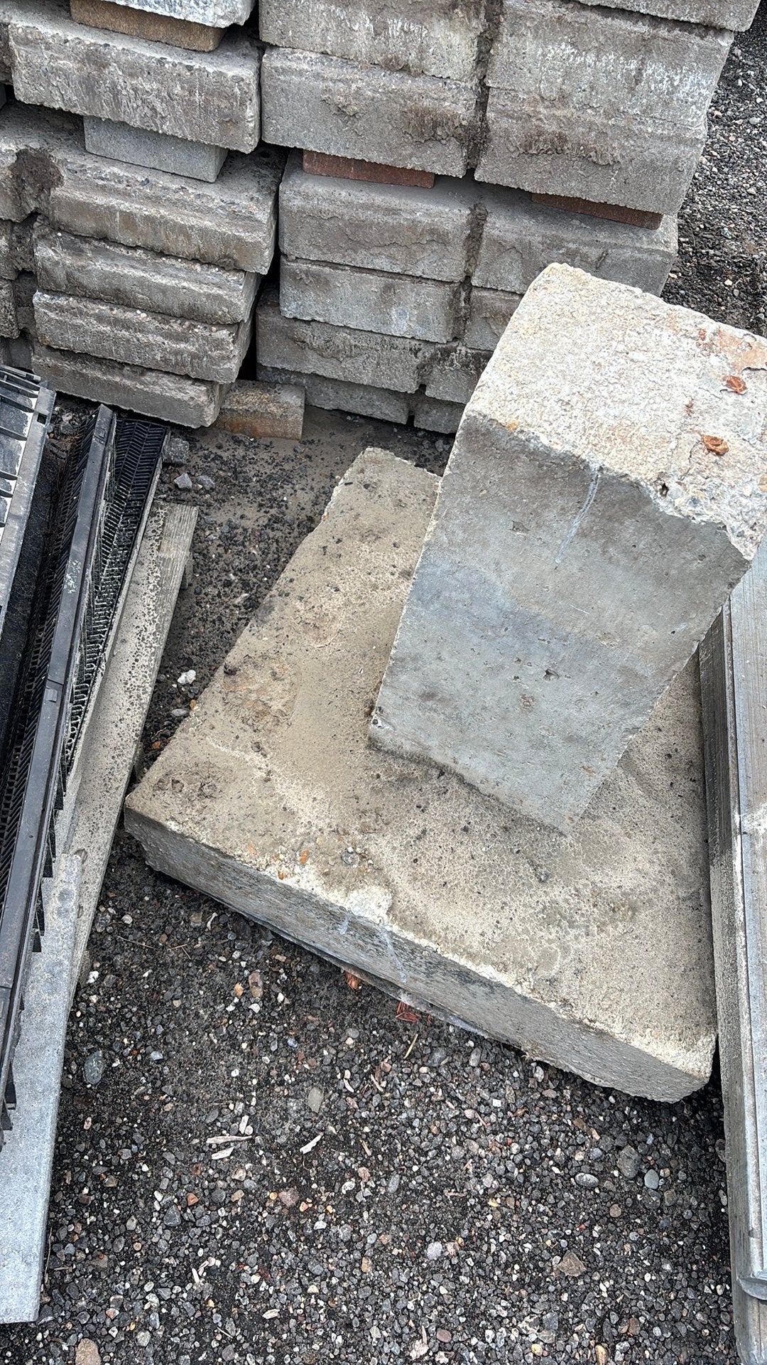 Betonpoer, Ophalen of Verzenden, Zo goed als nieuw, Beton, Terrastegels
