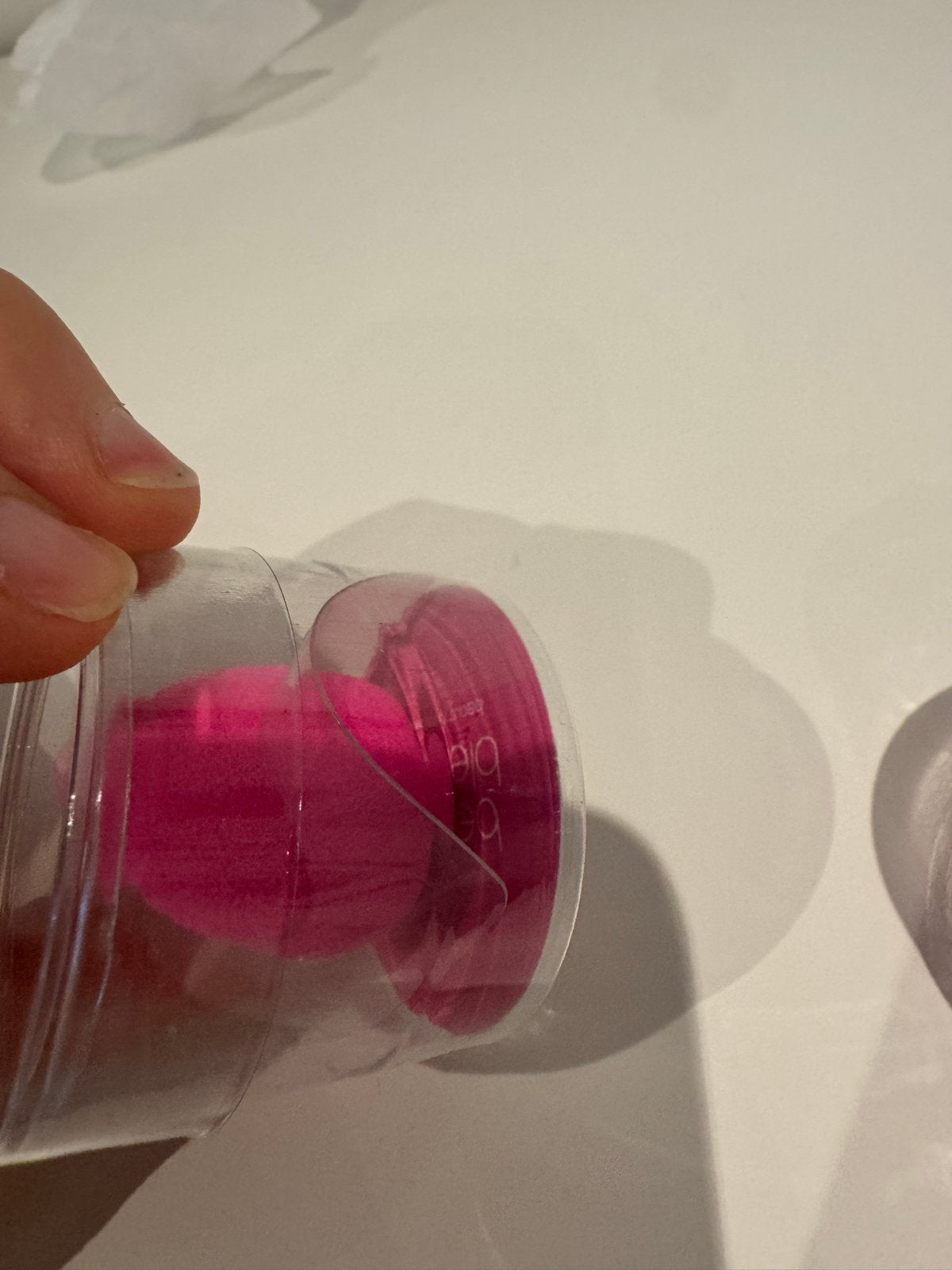 2x Mini Beauty Blender Roze, Gehele gezicht, Nieuw, Ophalen of Verzenden, Roze