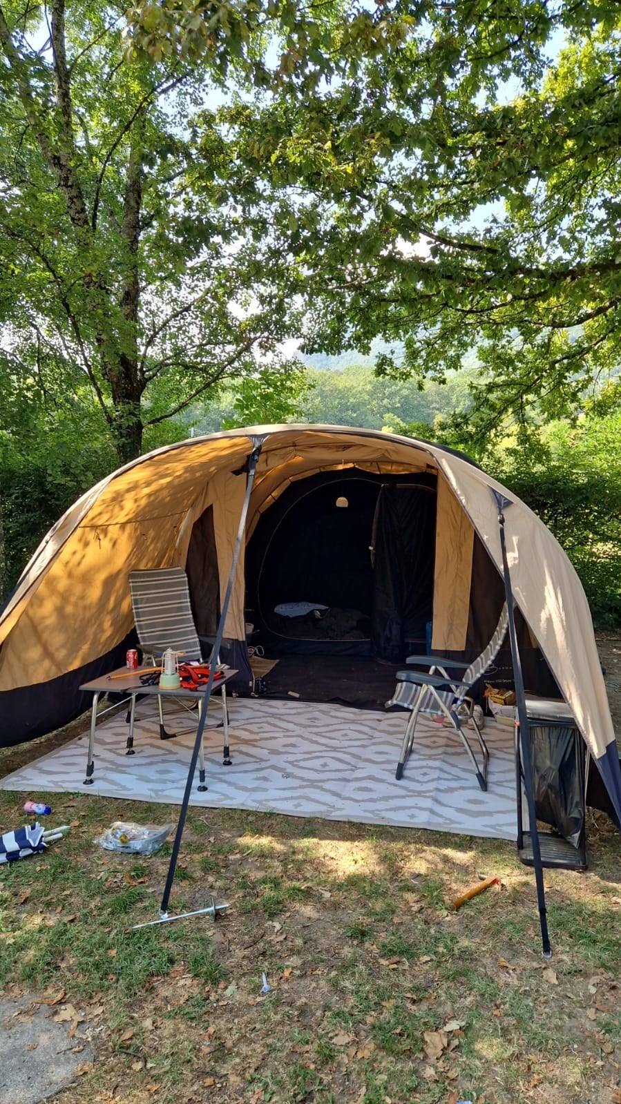 Bardani Air Wave 350 deluxe tc- 5 persoons opblaasbare tent, Ophalen, Zo goed als nieuw