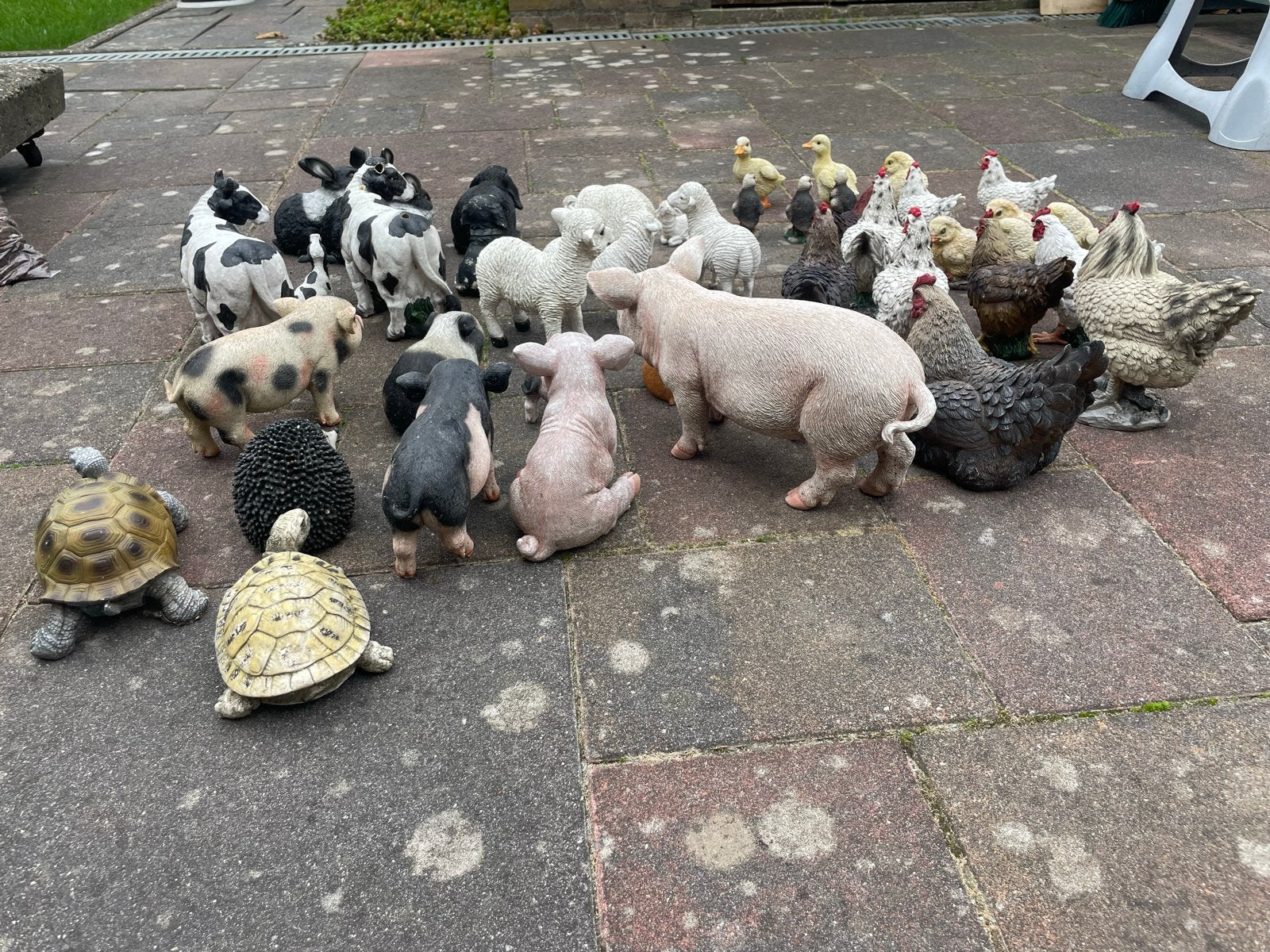 Grote collectie boerderijdieren decoratie (40+ stuks), Huis en Inrichting, Ophalen, Gebruikt, Meerkleurig, Overige materialen