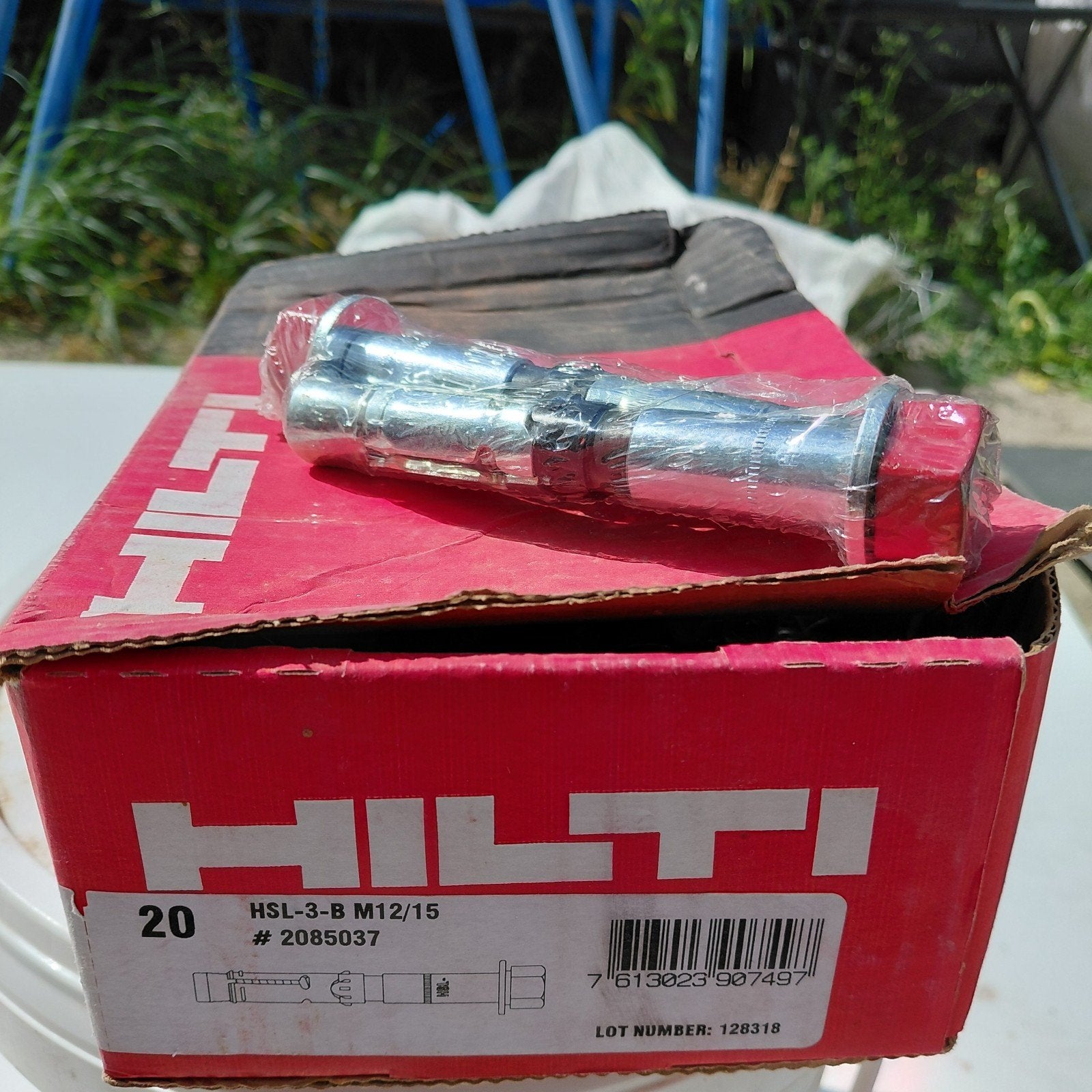 Hilti HSL-3-B M12/15 Beton Klikker (Ankerbout), Ophalen of Verzenden, Nieuw, 50 tot 100 mm, Pluggen