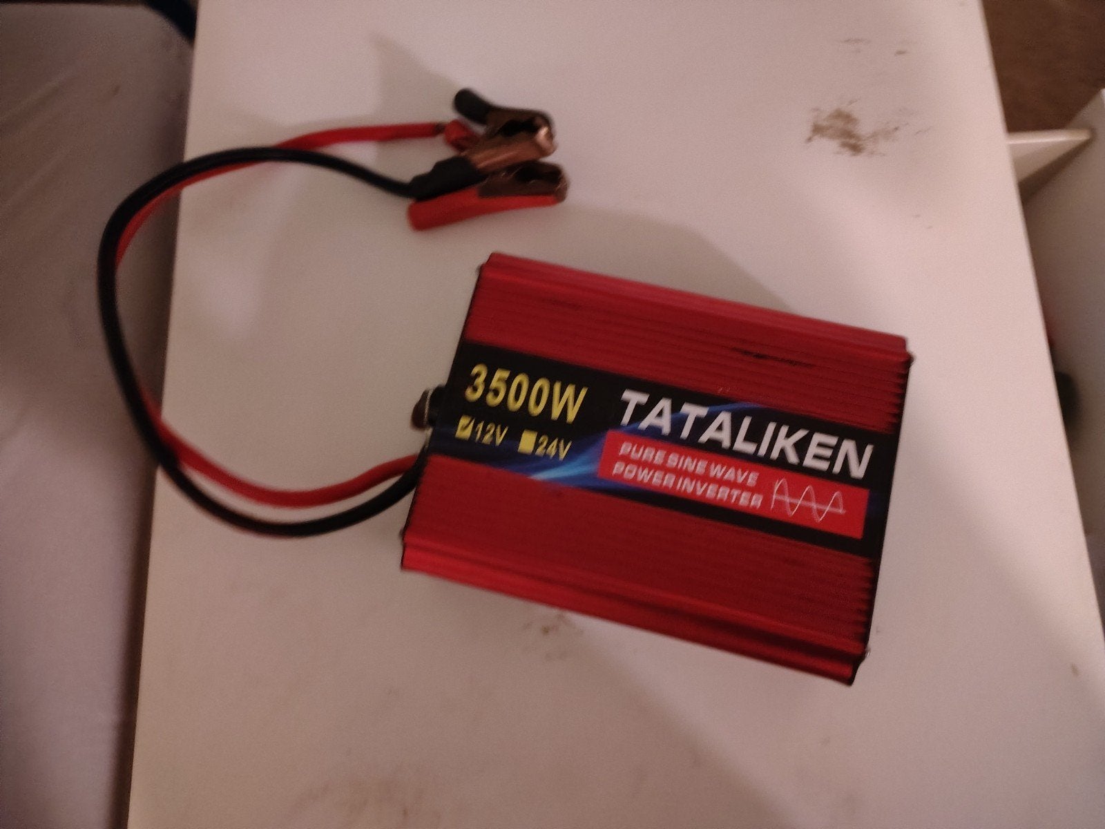 3500W Tataliken Pure Sine Wave Omvormer 12V/24V, Ophalen, Gebruikt