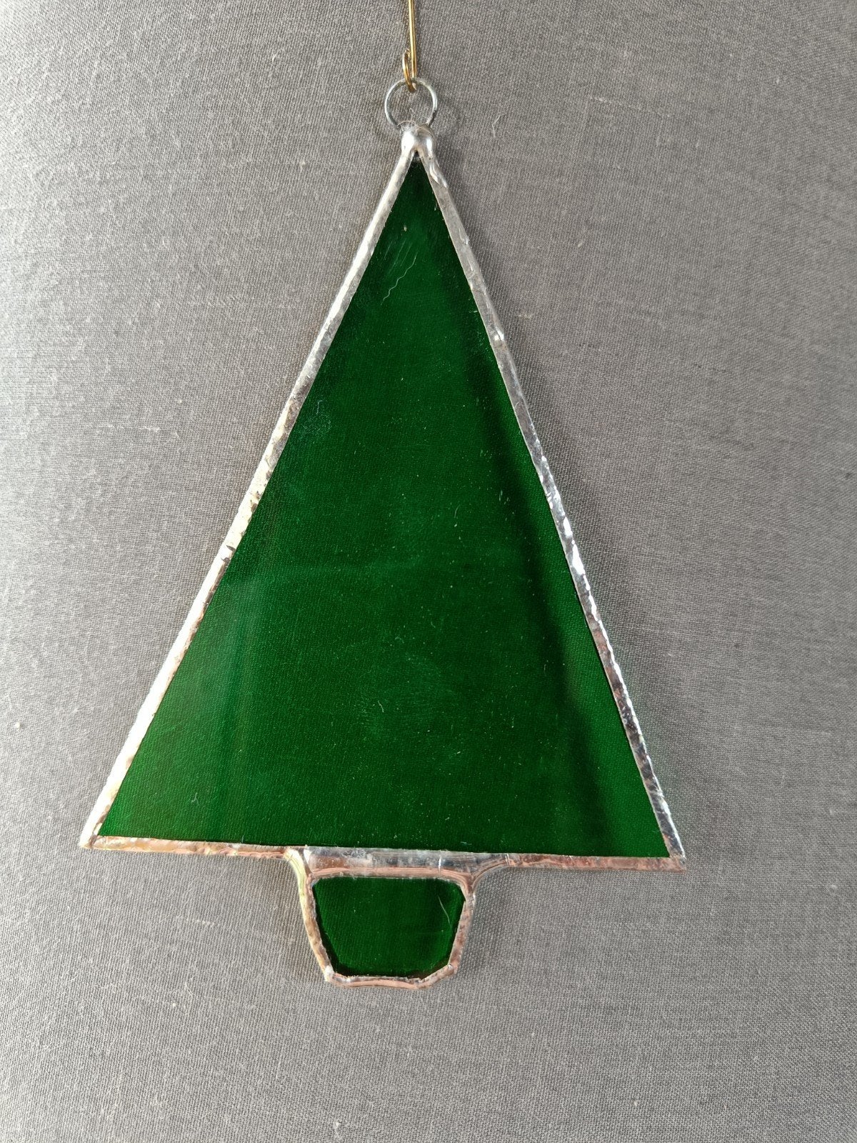Tiffany decoratie, kerstboom 10 cm., Ophalen of Verzenden