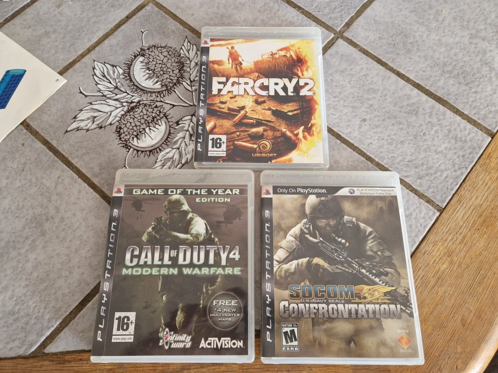 Ps 3 Games - Cod 4, Farcry 2 en Socom, Vanaf 18 jaar, Shooter, 1 speler, Ophalen of Verzenden