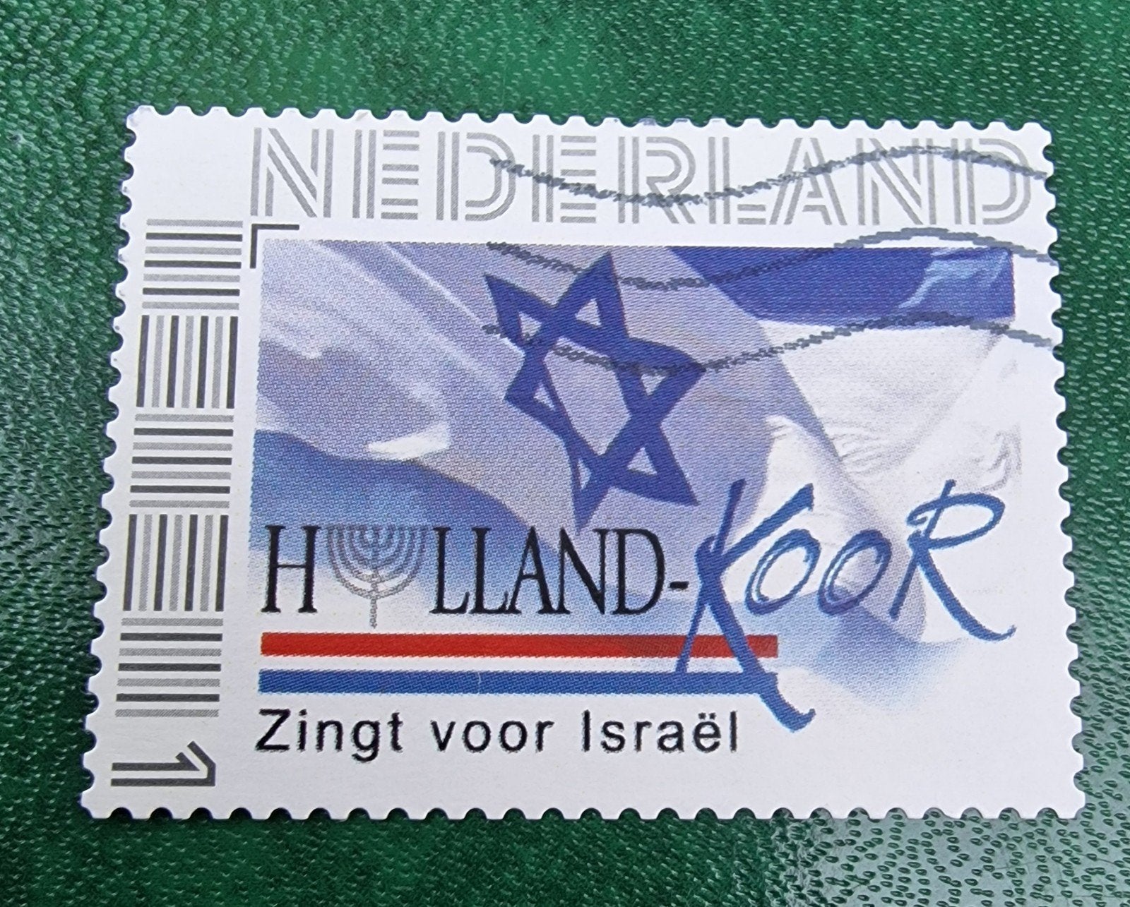 kv1017 persoonlijke  postzegel: Holland-Koor Zingt voor Isra, Ophalen of Verzenden, Na 1940, Gestempeld