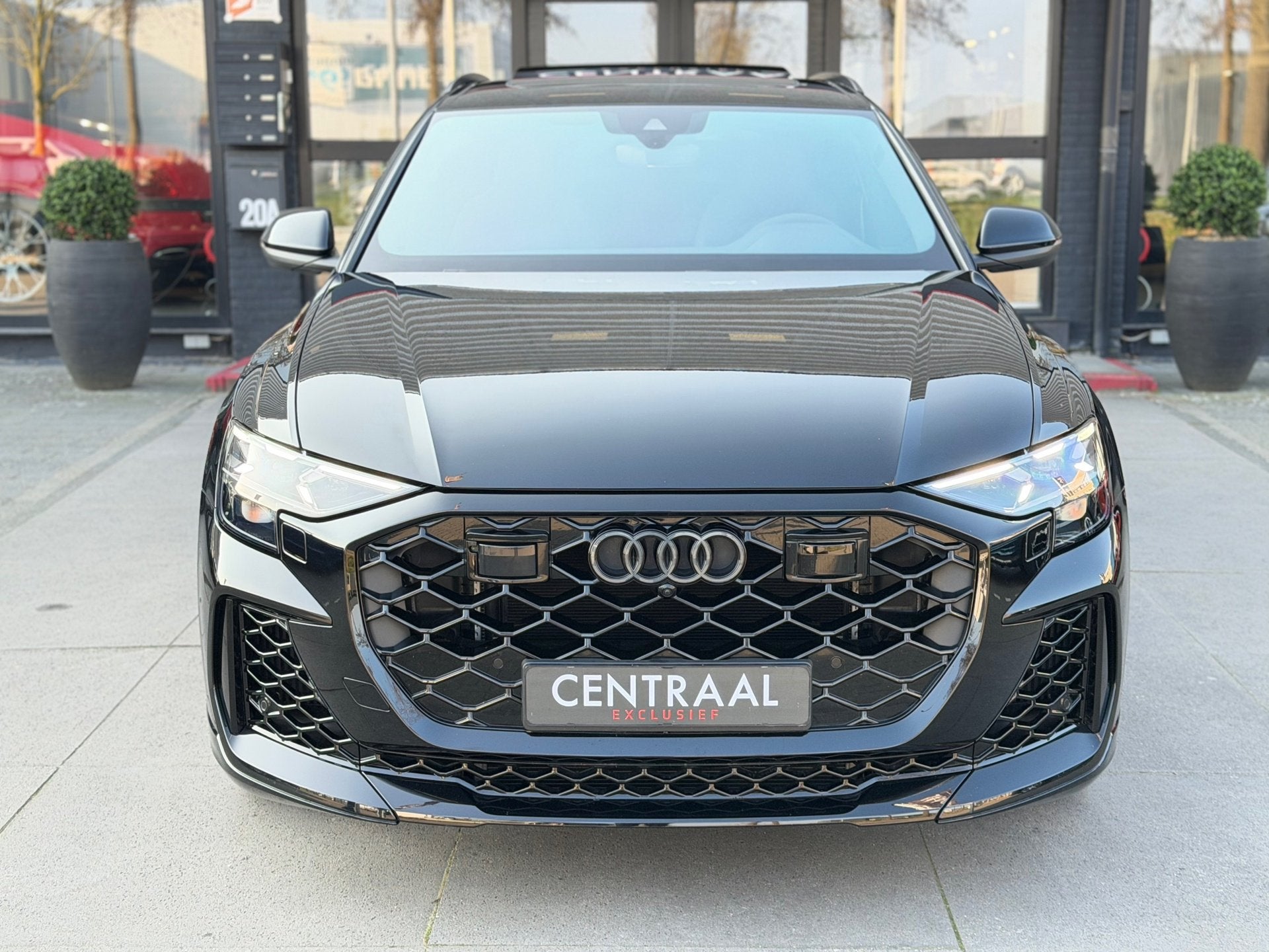Audi RS Q8 4.0 TFSI RS Q8 quattro Performance Keramisch|Mass, Auto's, Audi, Dealer onderhouden, Gebruikt, Zwart, Bedrijf
