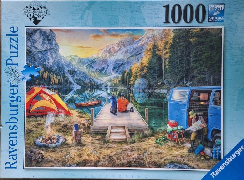 Ravensburger legpuzzel 1000 st, Ophalen of Verzenden, 500 t/m 1500 stukjes, Zo goed als nieuw