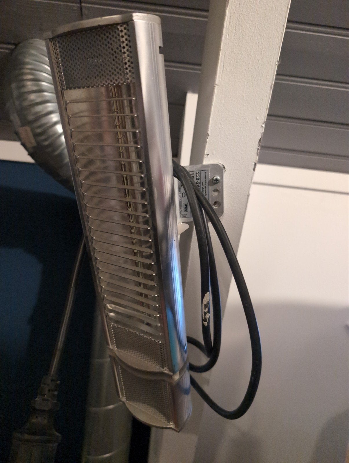 Eurom Golden 1500 Comfort RC terrasverwarmer 1500W + afstand, Ophalen, Wand