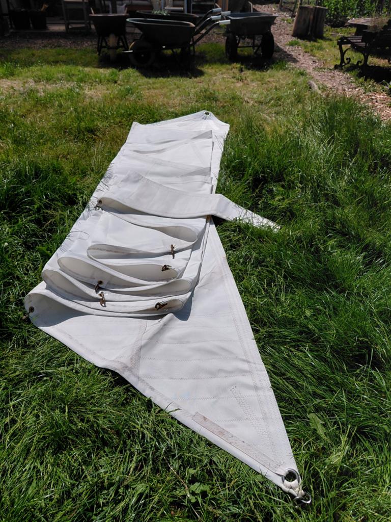 Fok/ kotterfok / stormfok  vl:840 al:650 ol:370, Ophalen, Genua of Fok, 15 tot 30 m²
