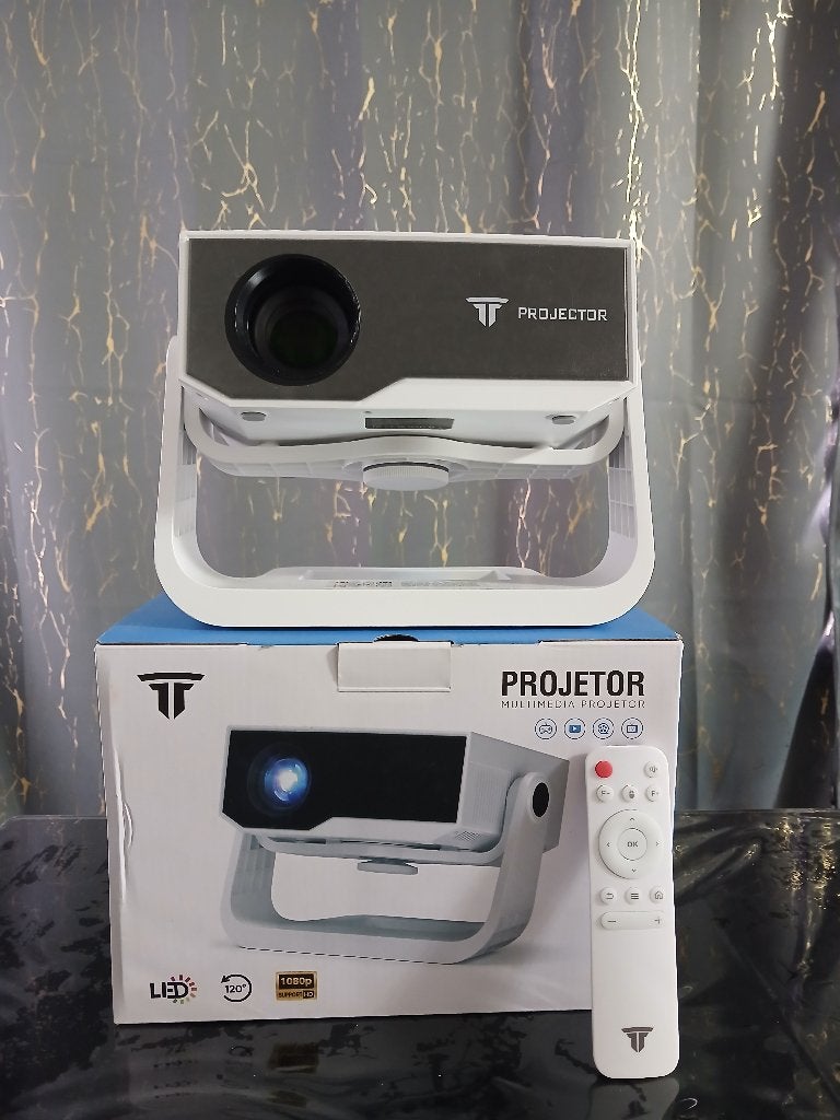 4K LED projector Android 11 wifi 6 Bluetooth 400 ANSI FullHD, Verzenden, LED, Nieuw, Ultra HD (4K)