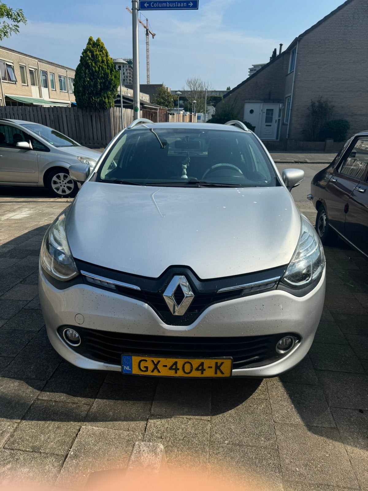 Renault Clio 1.5 DCI 66KW Estate 2015 Grijs, Auto's, Voorwielaandrijving, 4 cilinders, 1096 kg, 32 km/l
