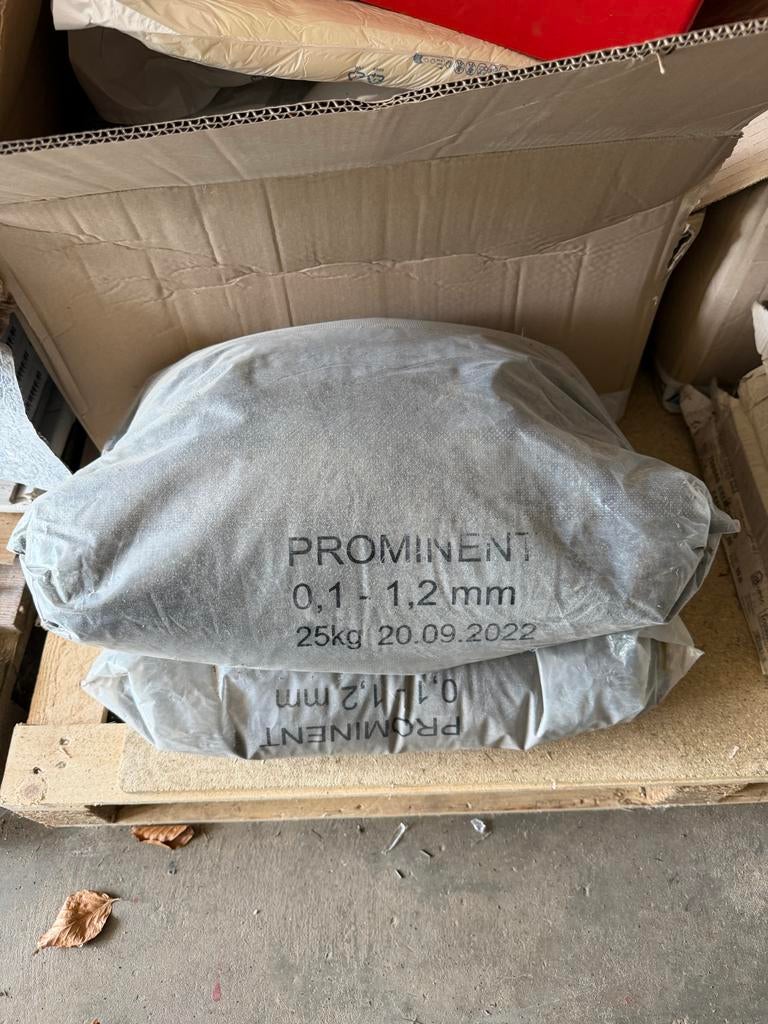 Prominent Straalgrit 25 kg, 0.1-1.2 mm (1 zak), Ophalen, Nieuw