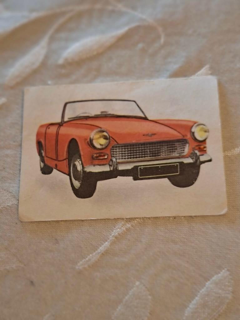 Prentje/Chromo : Austin Healey / Chocolade Jacques, Verzamelen, 1960 tot 1980, Gebruikt, Verzenden, Prent