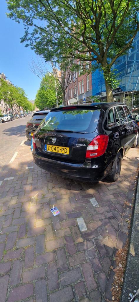 Skoda Fabia 1.4 63KW 2014 Zwart, Auto's, Skoda, Voorwielaandrijving, Stof, 40 €/maand, 4 cilinders