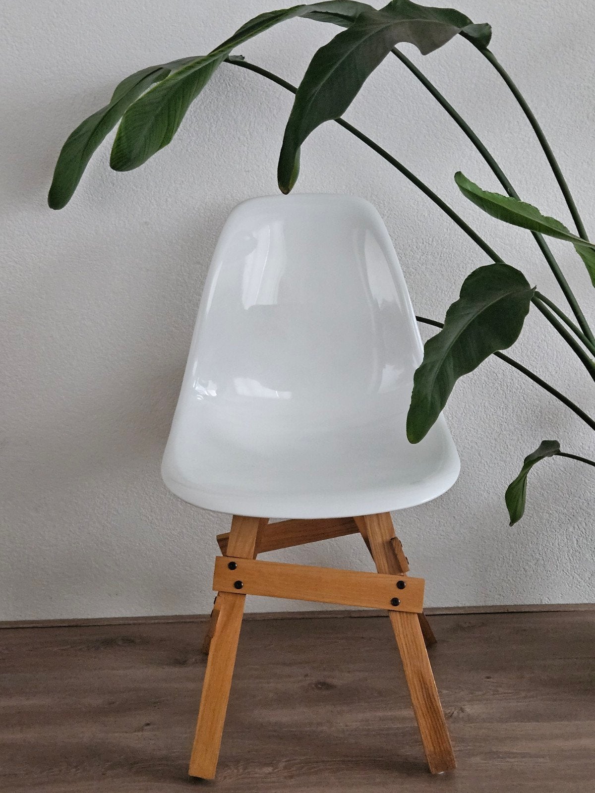 Kubikoff Icon Chair stijl – Sander Mulder Icon Base – witte, Wit, Ophalen of Verzenden, Zo goed als nieuw, Eén