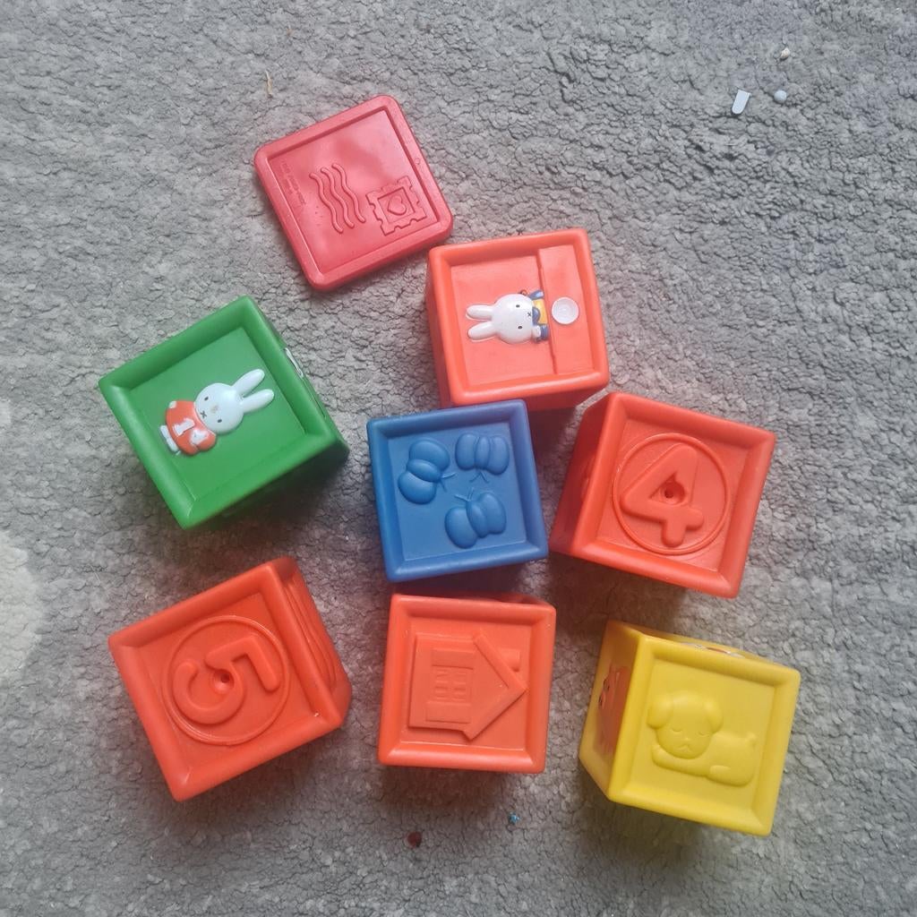 Mickey Mouse en Nijntje blokken set, Ophalen of Verzenden, Gebruikt, Overige merken