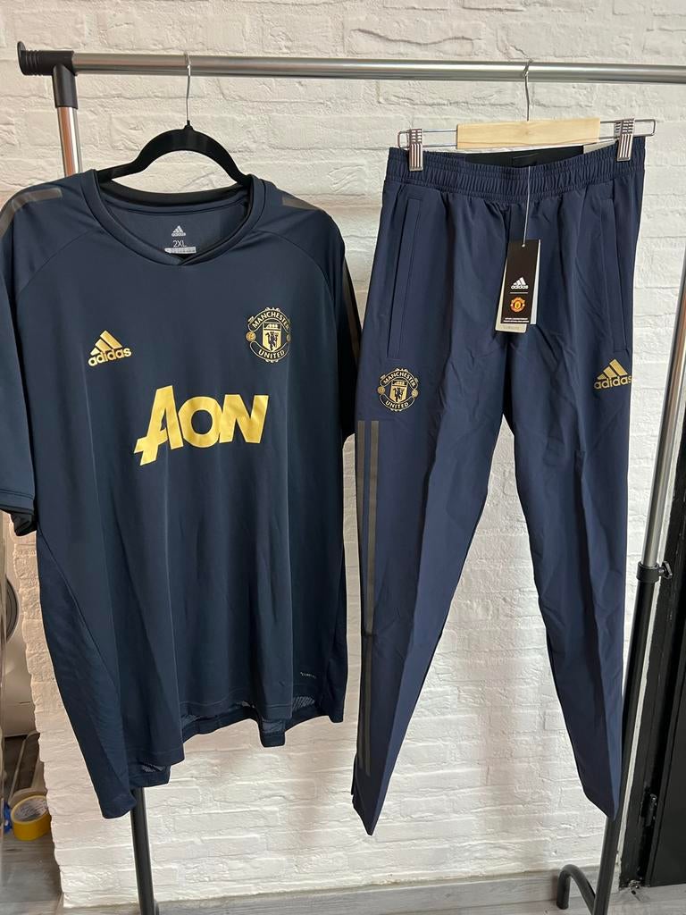 Adidas Manchester United Trainingspak 2XL, Cc, Cc, Blauw, Cc