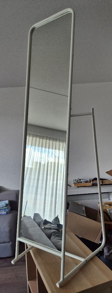 IKEA KNAPPER spiegel, Huis en Inrichting, Woonaccessoires | Spiegels, Ophalen, Minder dan 50 cm, Zo goed als nieuw, 150 tot 200 cm