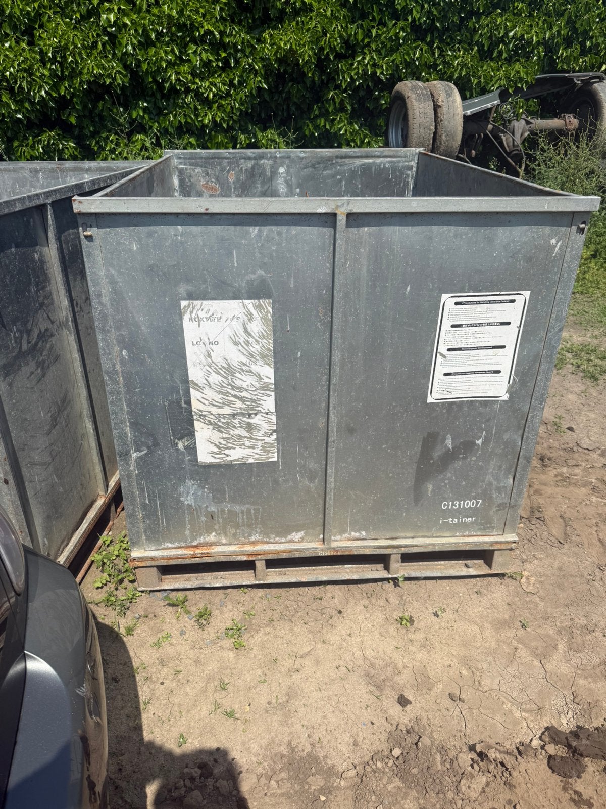 Opslag Container Palletbox Kisten Kratten Transport krat, Doe-het-zelf en Verbouw, Kratten en Dozen, Ophalen, 100 cm of meer, 60 cm of meer