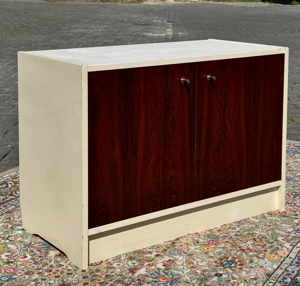 Vintage Dressoir Midboard Palissander, Huis en Inrichting, Kasten | Dressoirs, Ophalen, Met deur(en), 50 tot 100 cm, Zo goed als nieuw