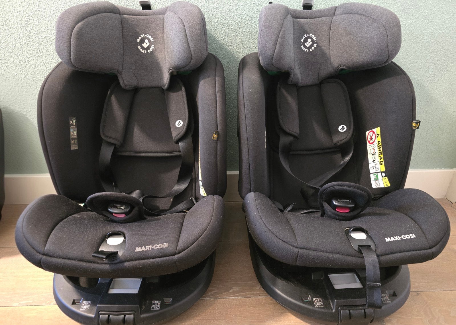 Maxi Cosi Emerald (2x) incl. Isofix basis - 0-7 jaar, Ophalen, Zo goed als nieuw, Maxi-Cosi, Verstelbare rugleuning