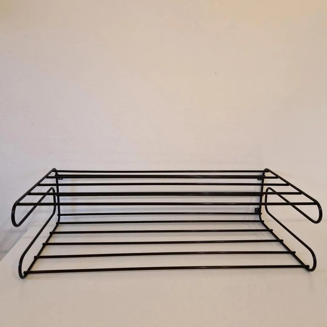 IKEA Rek fran schoenenrek - Zwart metaal, Ophalen of Verzenden, Gebruikt