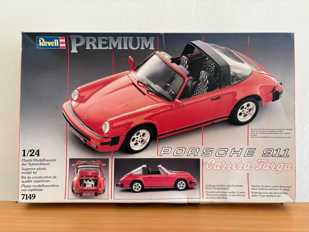 Revell Porsche 911 Carrera Targa 1/24 Modelbouwkit, Ophalen of Verzenden, Nieuw, Auto, Overige merken