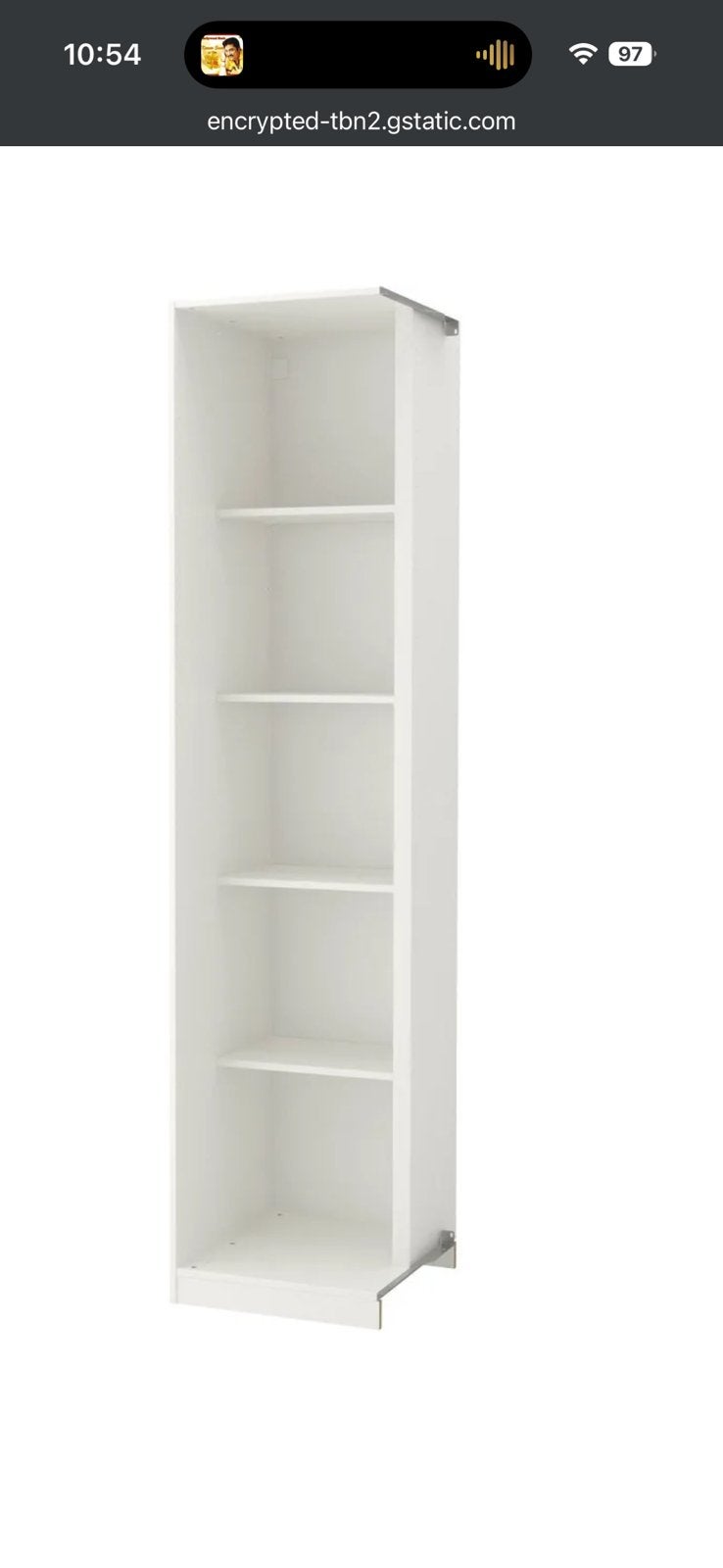 IKEA Pax hoekelement met planken - Zo goed als nieuw, Ophalen, Met plank(en), 200 cm of meer, 50 tot 100 cm