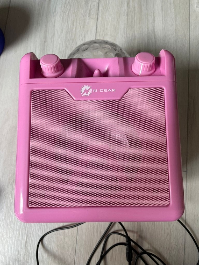 N-GEAR disco ball speaker, Ophalen of Verzenden, Gebruikt, Complete set