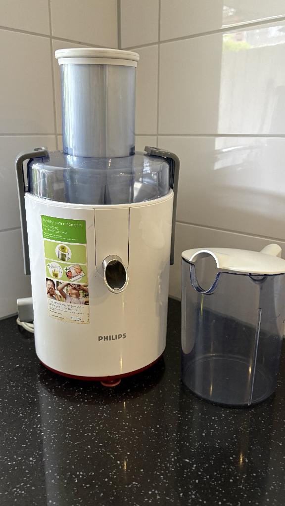 Philips HR1858 sapcentrifuge – compleet & goed werkend, Ophalen, Gebruikt, Elektrisch, Sapcentrifuge