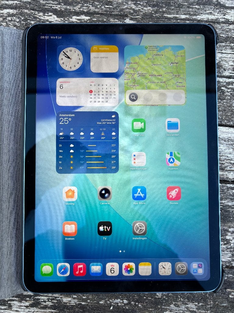 iPad Air 5 - A2588 - Blauw, 64GB, Wi-Fi, 11 inch, Computers en Software, Apple iPads, Ophalen, Gebruikt, Blauw, Apple iPad Air