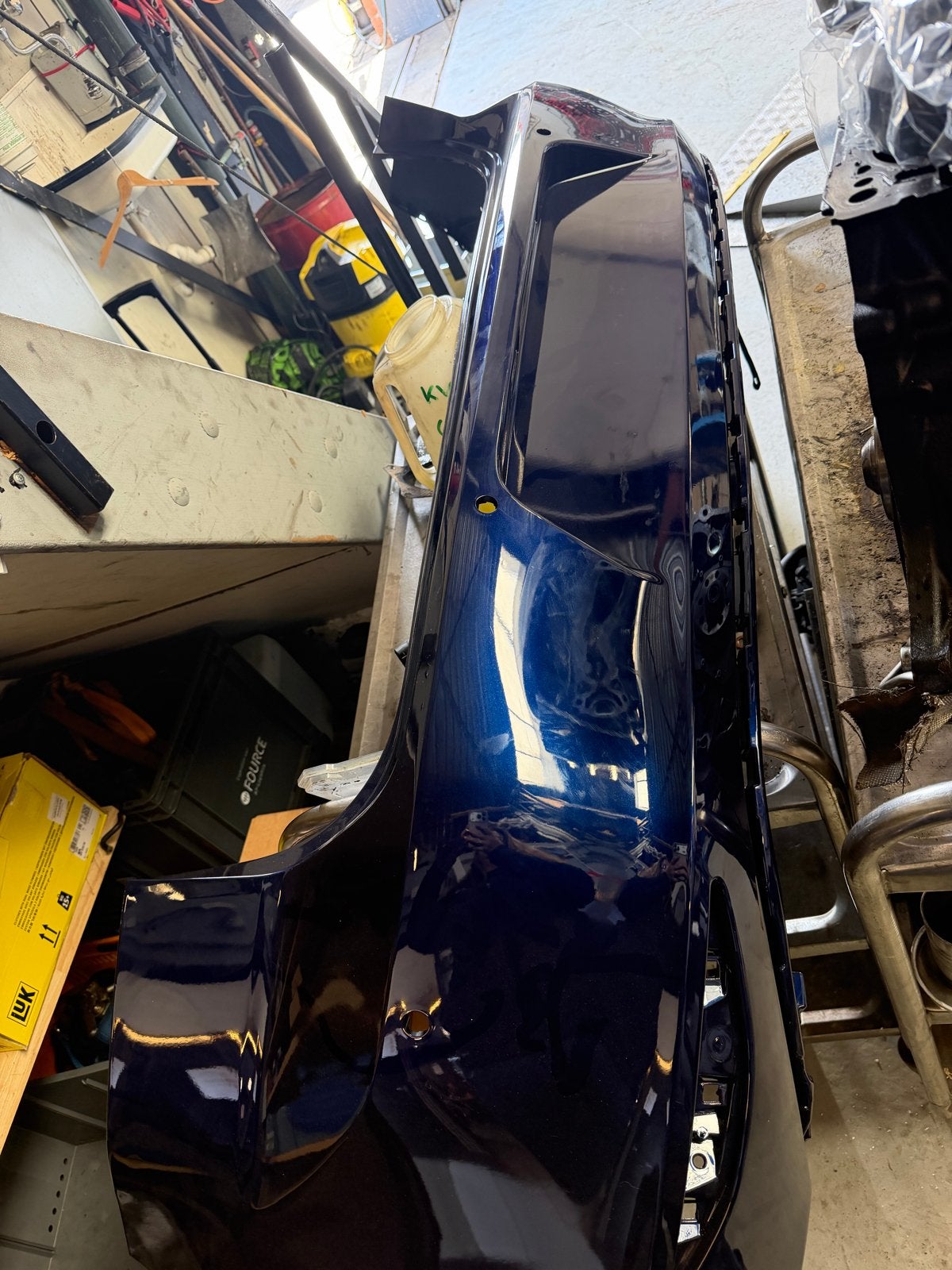 Achterbumper VW Golf 7 gespoten kleurcode C5B, Gebruikt, Volkswagen, Ophalen of Verzenden, Achter