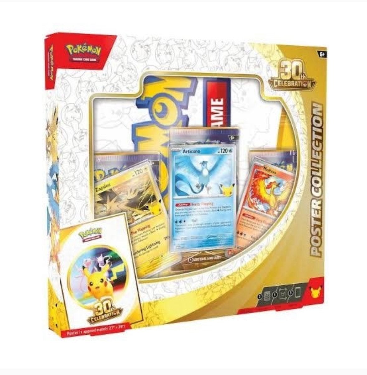 🔥Pokémon 30th Anniversary Poster Collection Cases 6x 🔥